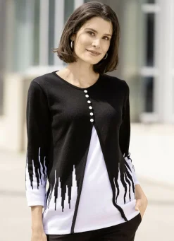 Pullover in Twinset-Optik