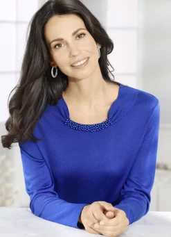 Pullover in weich fließender Qualität