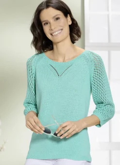 Pullover mit Ajourmuster