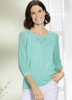 Pullover mit Ajourmuster