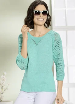 Pullover mit Ajourmuster