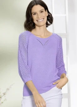 Pullover mit Ajourmuster