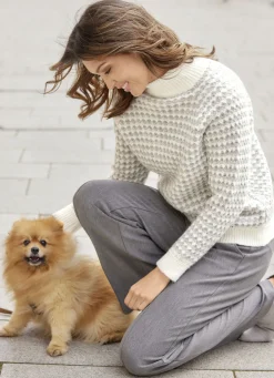 Pullover mit aufwendiger Struktur