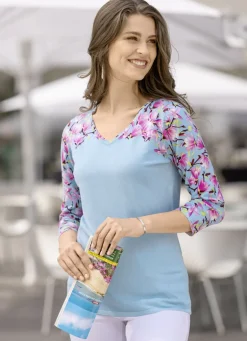 Pullover mit Blütendessin