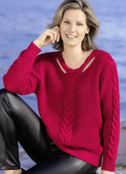 Pullover mit Cut-Outs