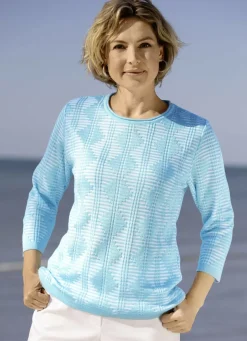 Pullover mit dezentem Glanz