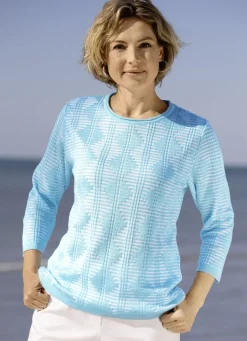 Pullover mit dezentem Glanz