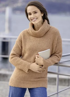 Pullover mit dezenten Glitzereffekten