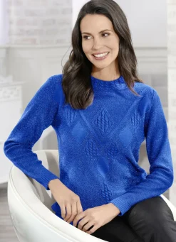 Pullover mit edlem Glitzereffekt