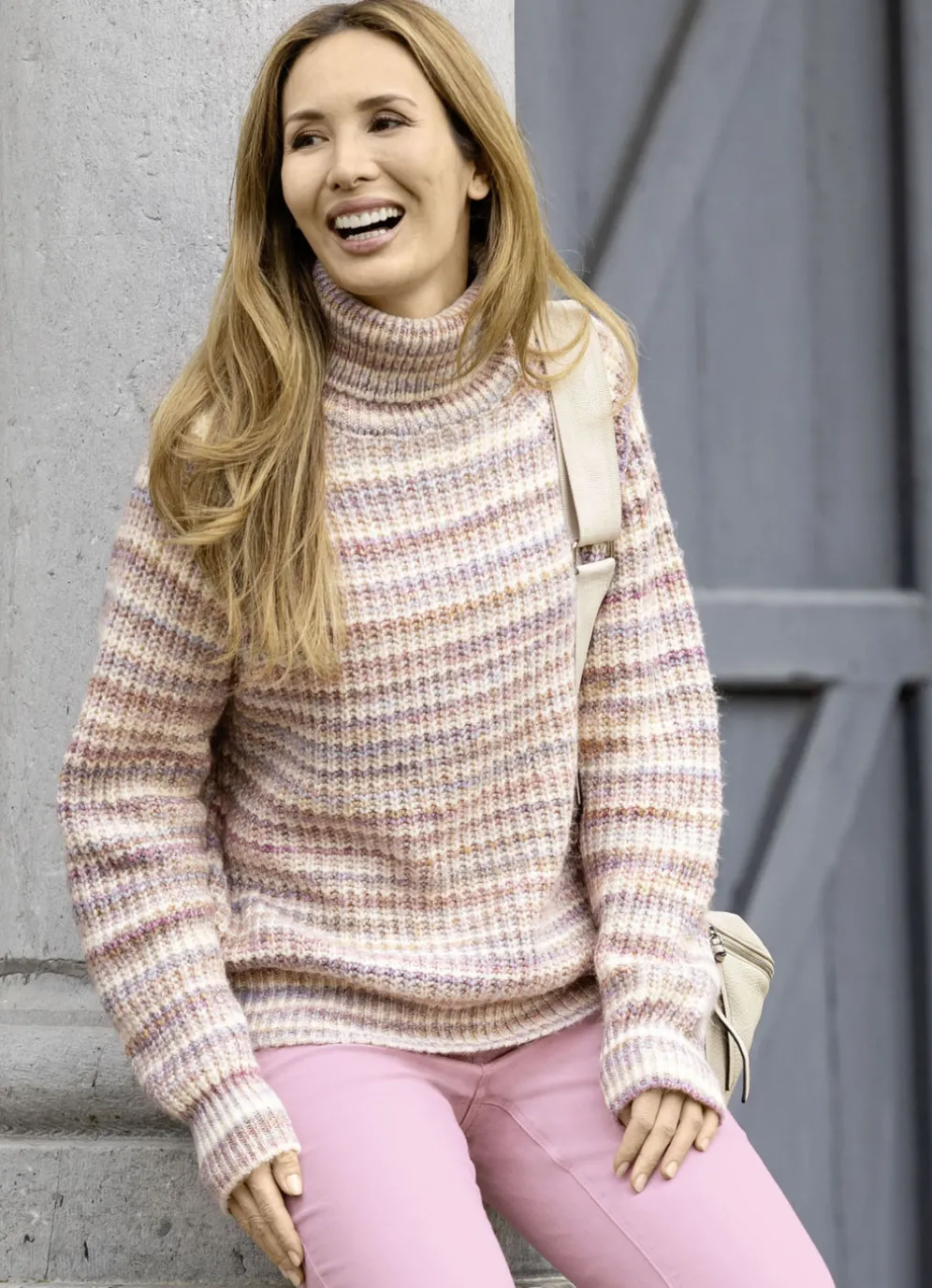 Pullover mit edlem Perlfang