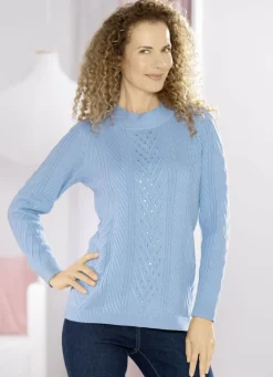 Pullover mit edler Schmucksteinzier