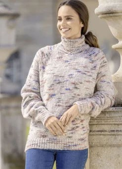 Pullover mit Effektgarn