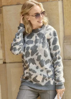 Pullover mit flauschigem Griff