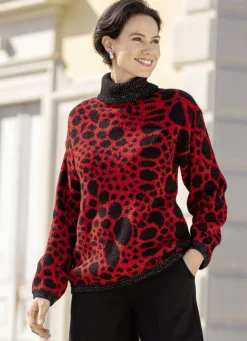 Pullover mit Glitzerakzenten