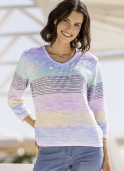 Pullover mit Glitzerakzenten