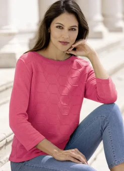 Pullover mit grafischer Struktur