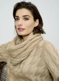 Pullover mit Loop und mit Kaschmir