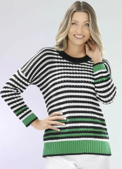 Pullover mit nachhaltig recycelter Baumwolle