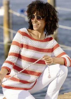 Pullover mit nachhaltig recycelter Baumwolle