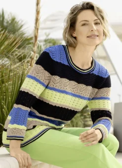 Pullover mit nachhaltig recycelter Baumwolle
