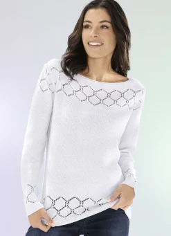 Pullover mit nachhaltig recycelter Baumwolle
