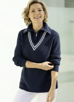 Pullover mit nachhaltig recycelter Baumwolle