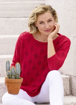 Pullover mit Rautendessin