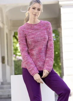 Pullover mit Reiskornstruktur