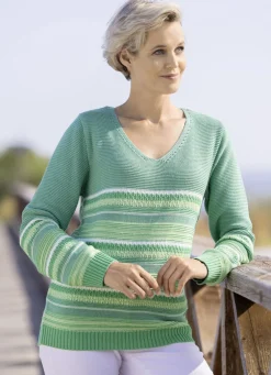 Pullover mit Ringeldessin