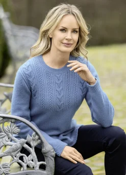 Pullover mit Strukturmix