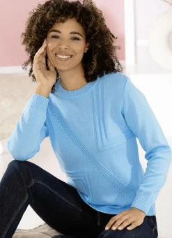 Pullover mit Strukturmix