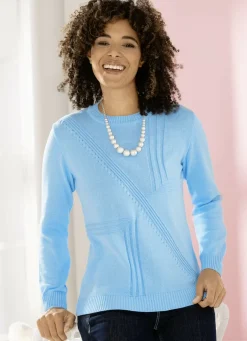 Pullover mit Strukturmix