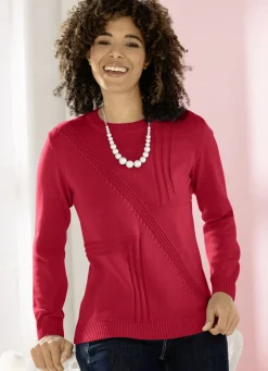 Pullover mit Strukturmix