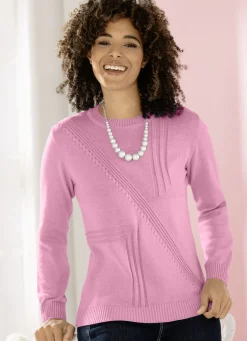 Pullover mit Strukturmix