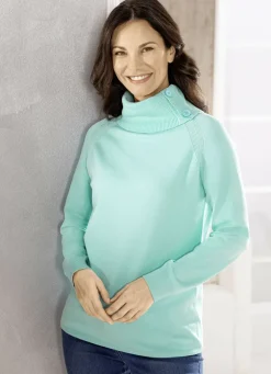 Pullover mit variablem Kragen