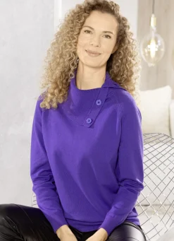 Pullover mit variablem Kragen