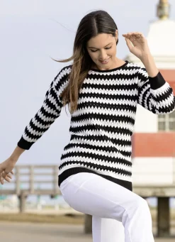 Pullover mit Zackendessin