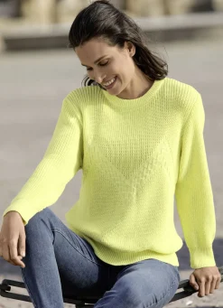 Pullover mit Zackenstruktur