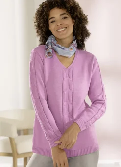 Pullover mit Zopfmuster