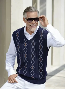 Pullunder mit V-Ausschnitt in 2 Farben