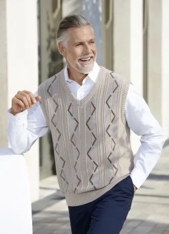 Pullunder mit V-Ausschnitt in 2 Farben