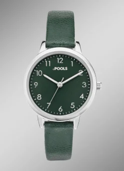 Quartz-Damenuhr mit Metallgehäuse