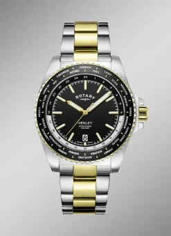 Quartz-Herrenuhr Rotary World Timer