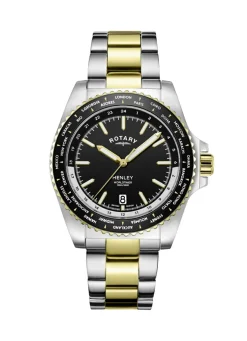 Quartz-Herrenuhr Rotary World Timer