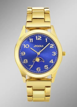 Quartz-Partneruhr von Pools mit Mondphasen