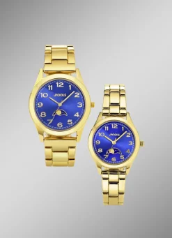 Quartz-Partneruhr von Pools mit Mondphasen
