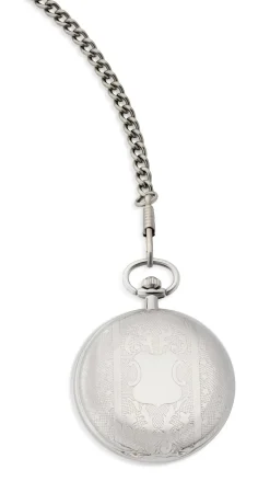 Quartz-Taschenuhr mit Metallgehäuse