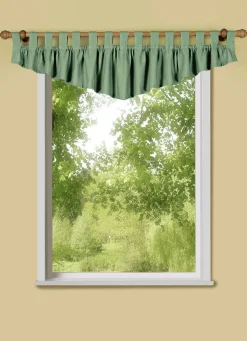 Querbehang mit Schlaufen und Universalschienenband