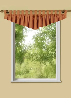 Querbehang mit Schlaufen und Universalschienenband