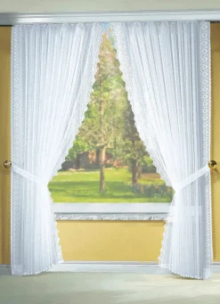 Raffgardinen-Garnitur mit Faltenband